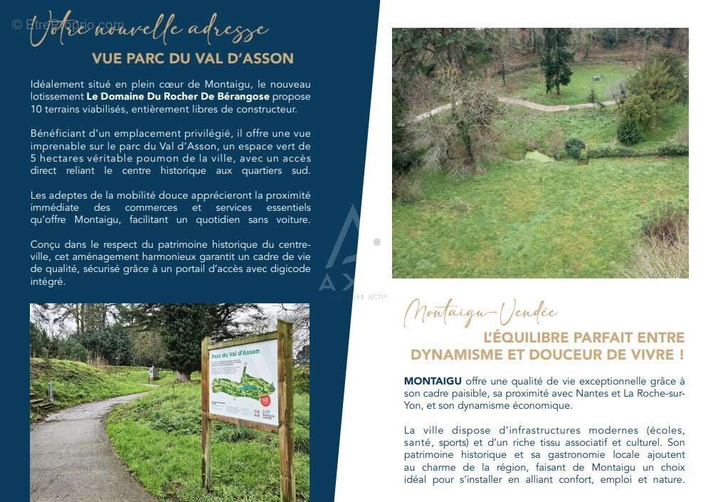 Terrain à AIGREFEUILLE-SUR-MAINE