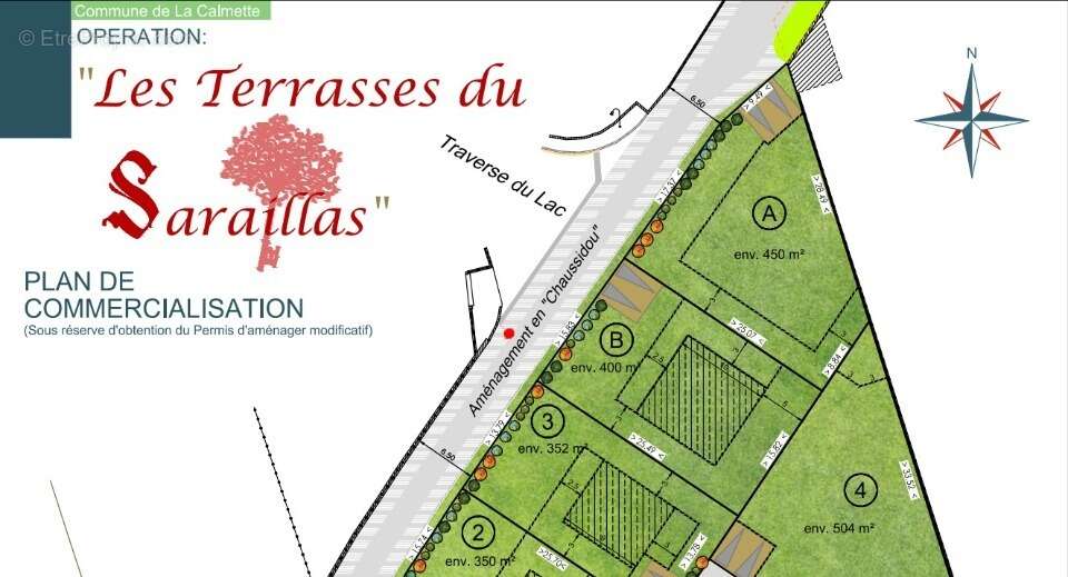 Terrain à LA CALMETTE
