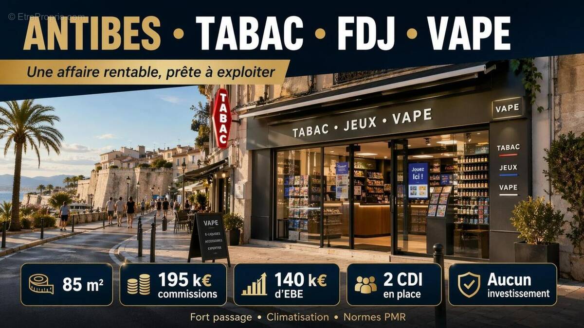 Photo 1 - Commerce à ANTIBES