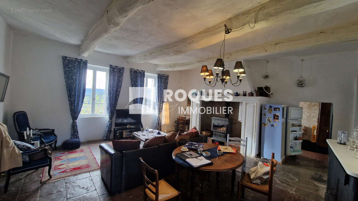 Sud Lodève, propriété en pierre193 m2 habitables plus dépendances, le tout sur 58 ha - photo 6