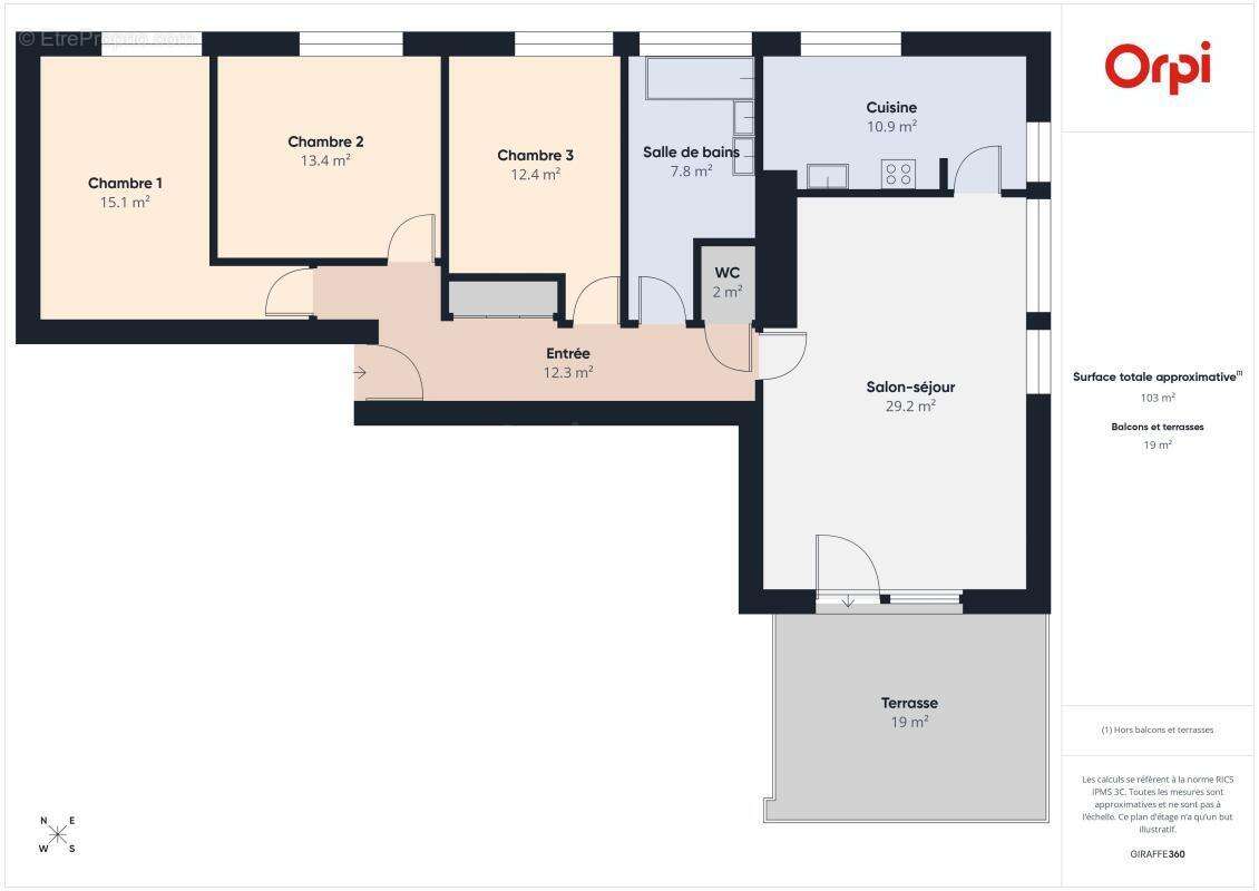 Superbe appartement 4/5 pièces de 103 m² - Terrasse – Lumineux et parfaitement agencé - Garage - photo 12