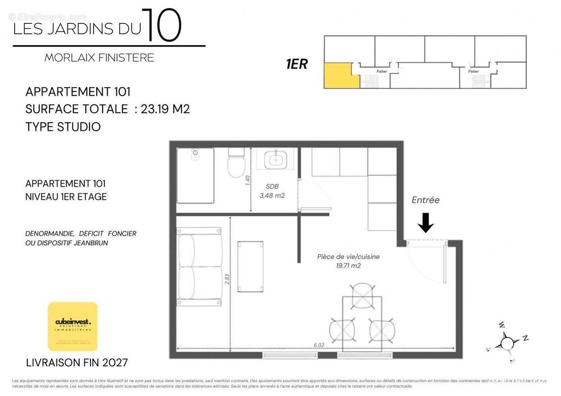 Photo 1 - Appartement à MORLAIX