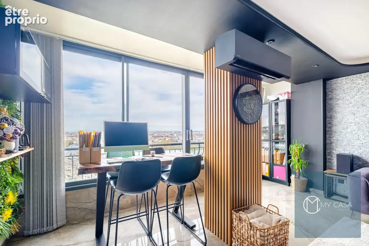 T3 de 70 m2 avec vue panoramique sur Lyon - photo 4