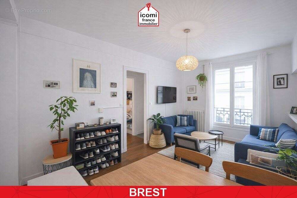 Finistere - brest (29200) - a vendre - appartement - rue de la republique - t3 - 2 chambres - idealement situe - 1er etage - cav - photo 4