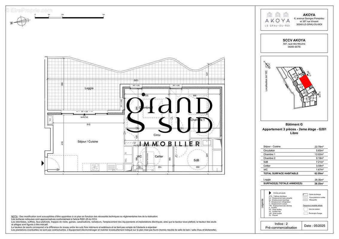 Appartement à LE GRAU-DU-ROI