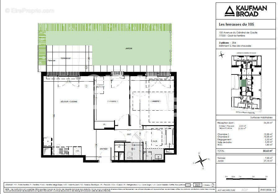 Appartement à OZOIR-LA-FERRIERE