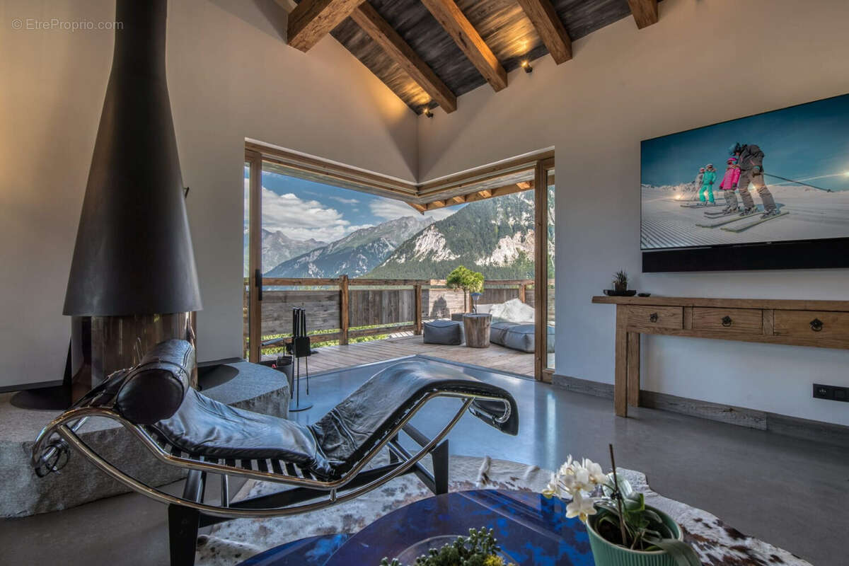 Salon de séjour - Maison à LA PERRIERE