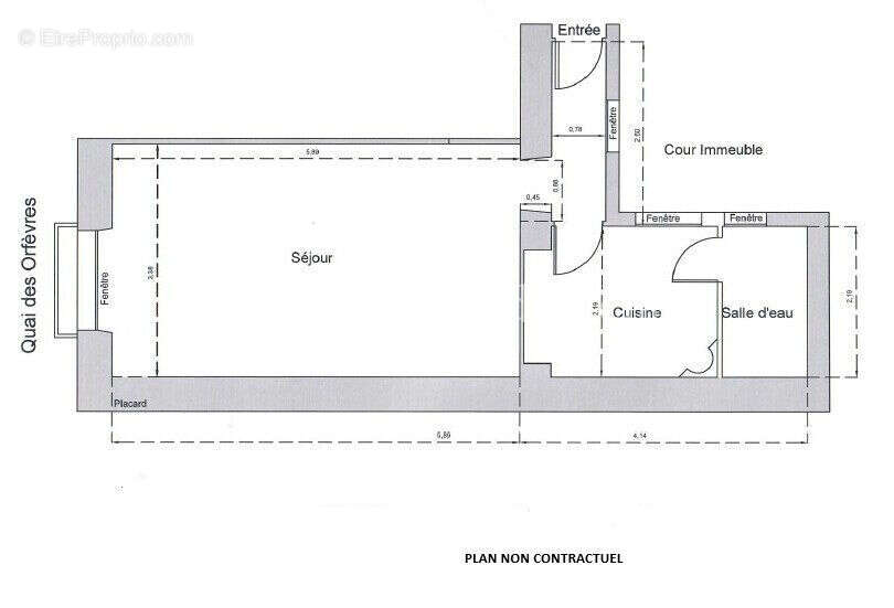 Appartement à PARIS-1E