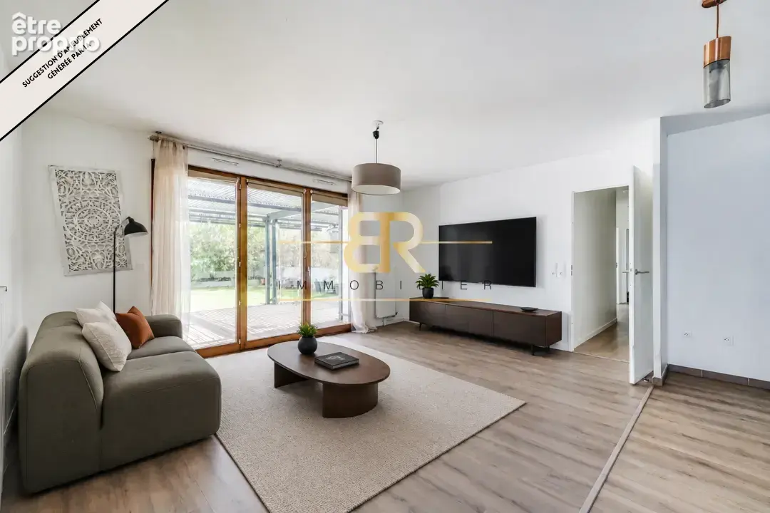 Ivry-sur-seine   aux portes de paris   3 pièces   deux chambres   terrasse-jardin de 86 m2   parking - photo 3