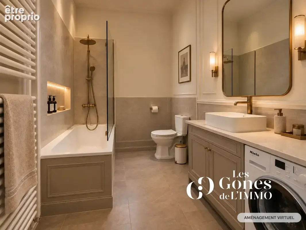 Fénelon  appartement haussmannien 103,62 m2   2/3 chambres - charme de l'ancien - photo 12