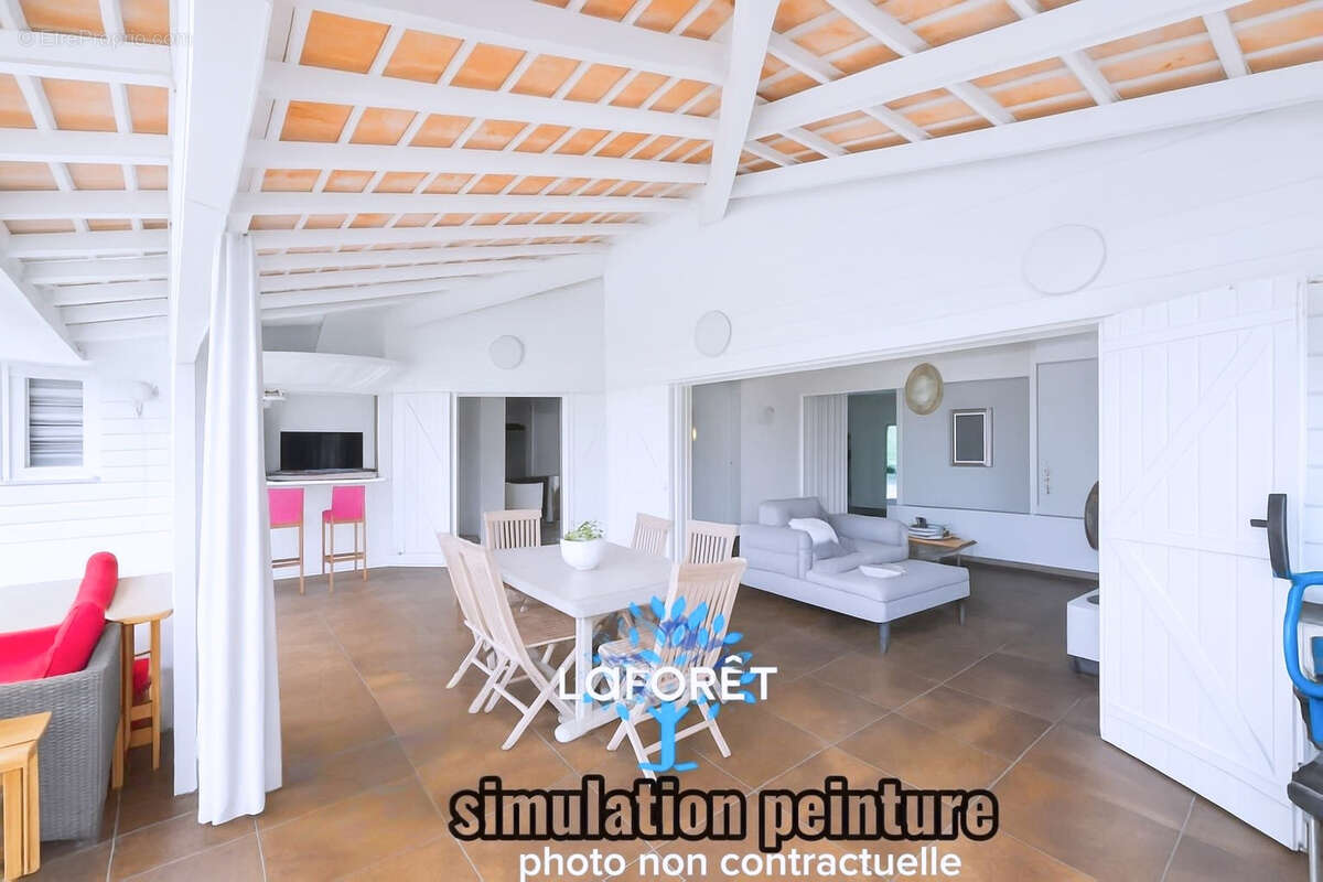 A vendre - villa t4  atypique - 150 m2 - vue mer - piscine - case-pilote - photo 14