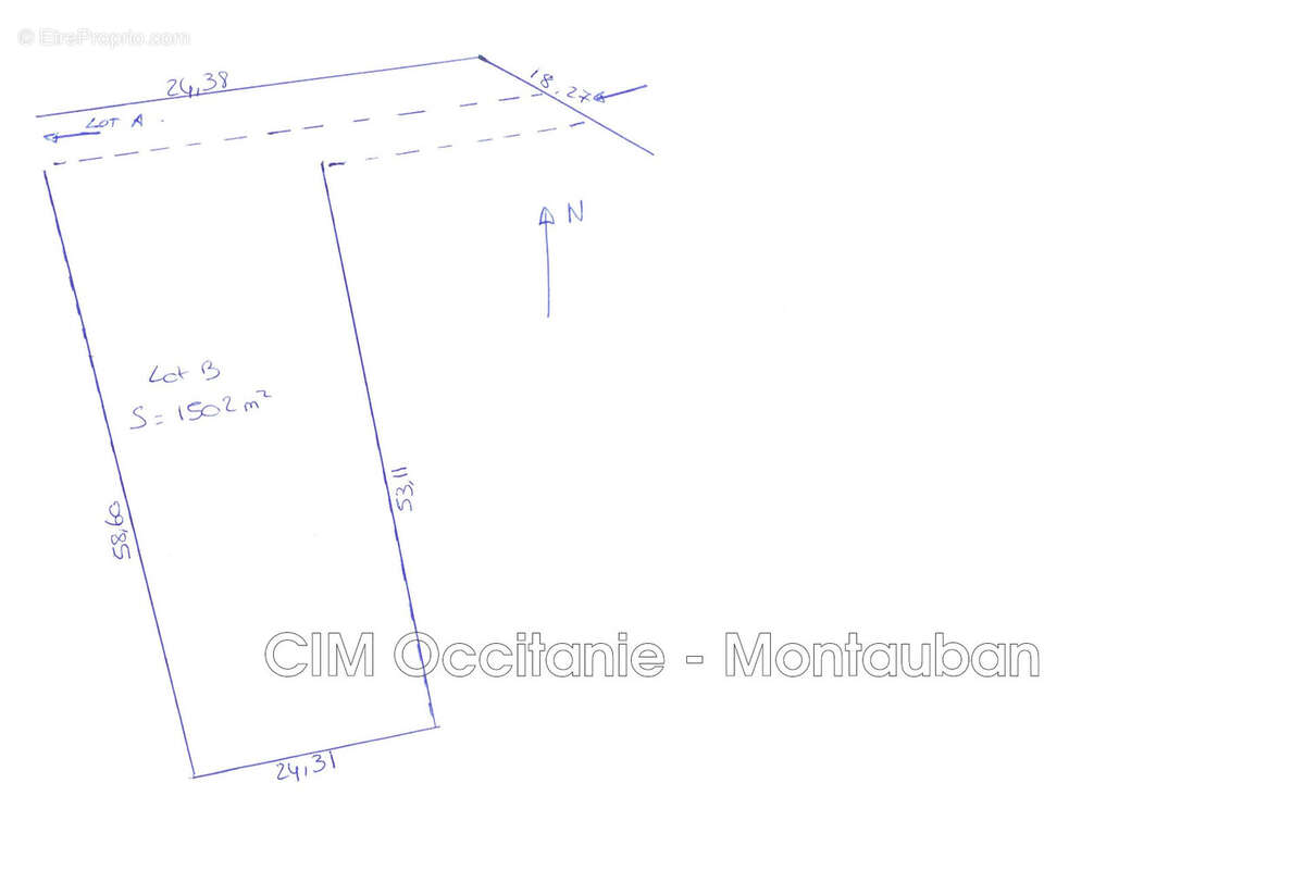 Terrain à LA SALVETAT-BELMONTET