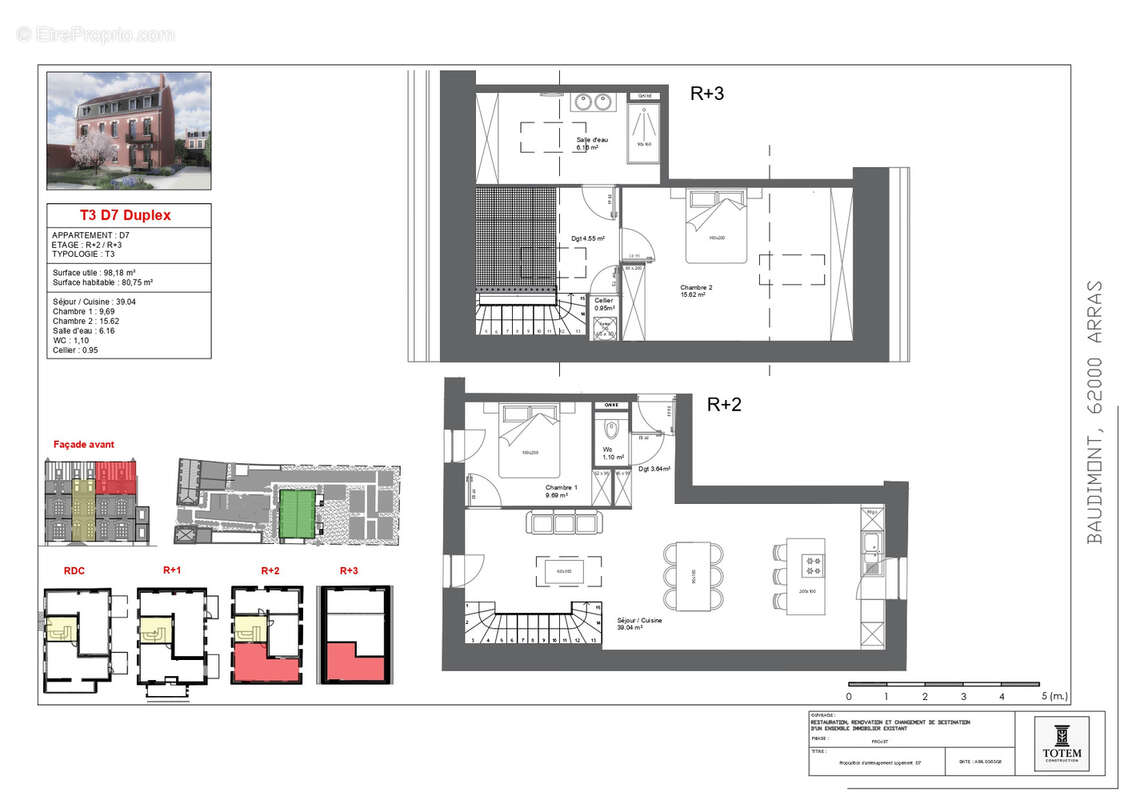 Appartement à ARRAS