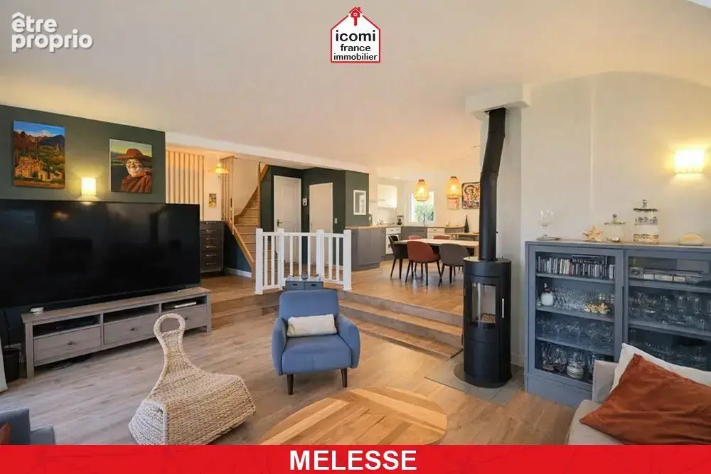 Ille-et-vilaine - melesse (35520) - a vendre - maison contemporaine t6 de 150m² avec 4/5 chambres et espace de vie en rez de jar - photo 2