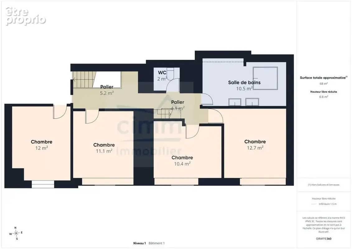 Longère en pierre de 152 m² sur un terrain de 794 m² - photo 8