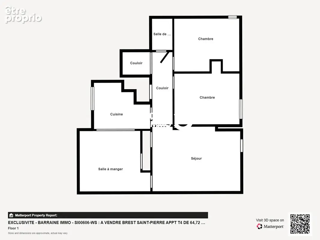 A vendre brest saint-pierre quatre moulins appt t4 65m² deux chambres - photo 18