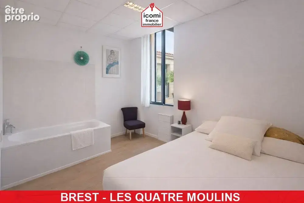 Finistere - brest (29200) - a vendre - appartement - 1 chambre - dpe d - idealement situe - dalle beton - stationnement aise - photo 2