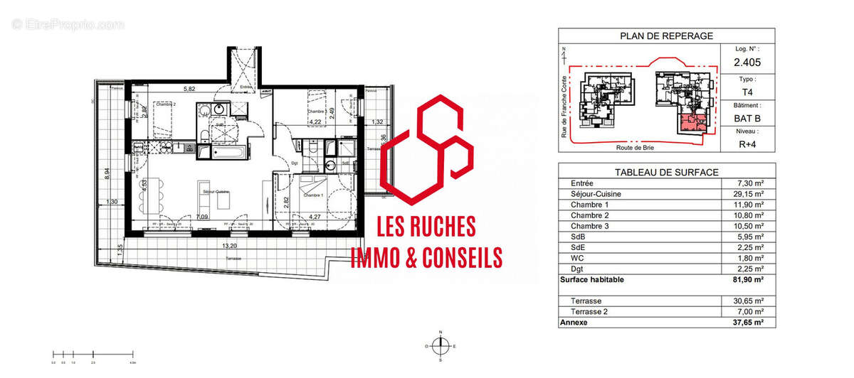 Appartement à BRUNOY