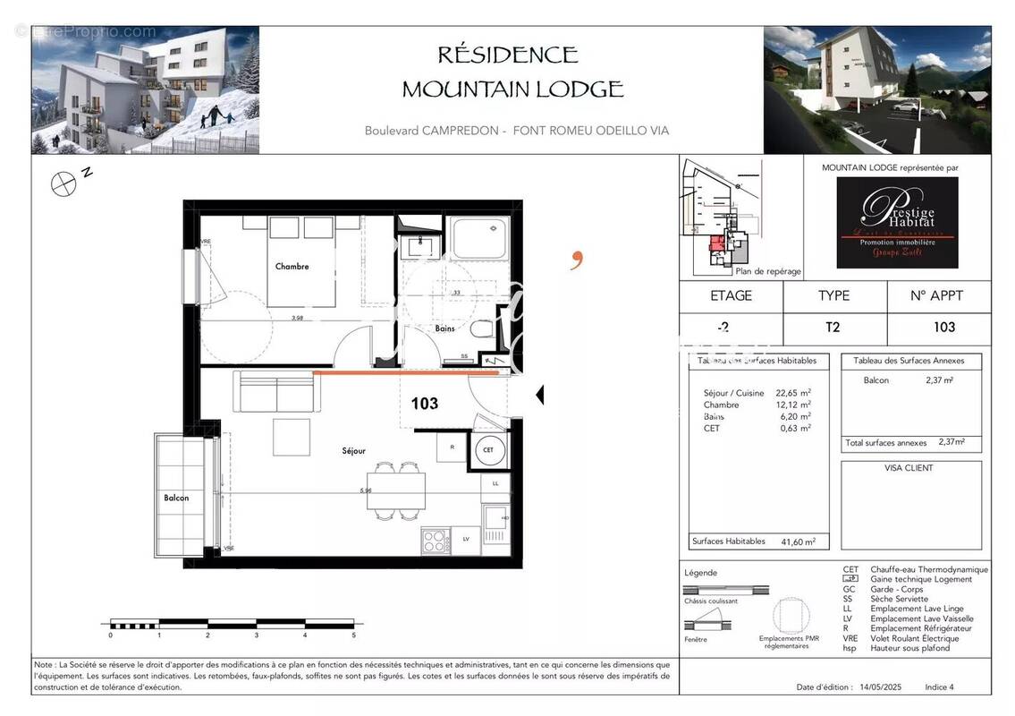 Appartement à FONT-ROMEU-ODEILLO-VIA