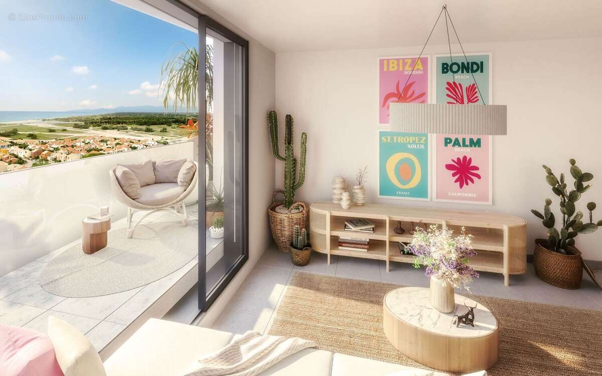 Appartement 63 m² à Le Barcares  - photo 2