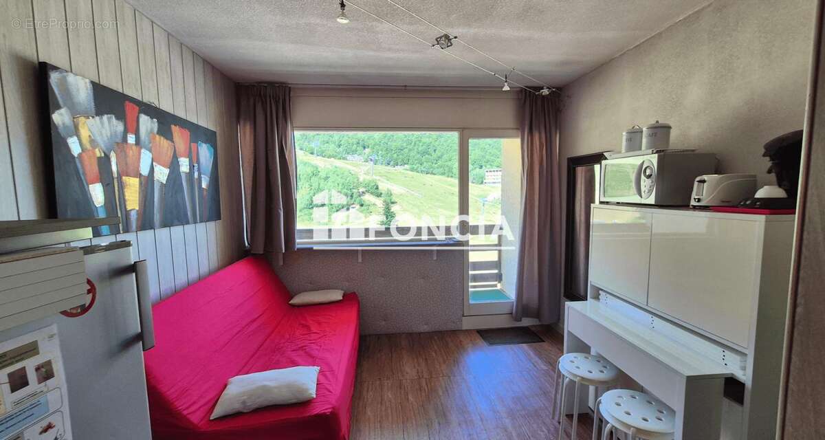 Station des monts d'olmes studio avec balcon et 1 casier a ski - photo 4