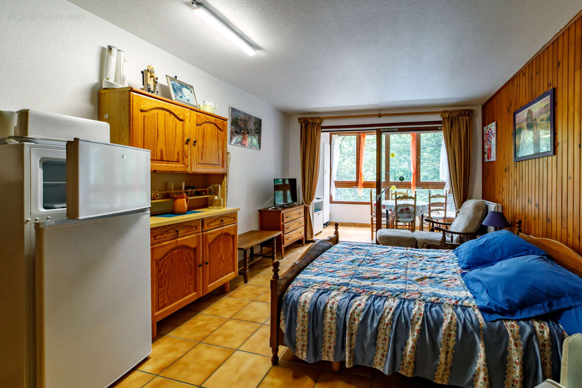 Studio idéalement situé à deux pas des thermes de la Preste les Bains.  Il se compose d'une entrée avec lit su - photo 6