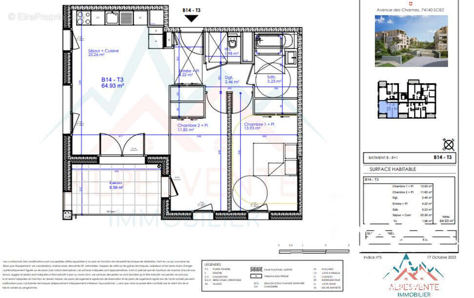 avendre-programme-neuf-rive-sud-sciez-alpesvente-sciez - Appartement à SCIEZ