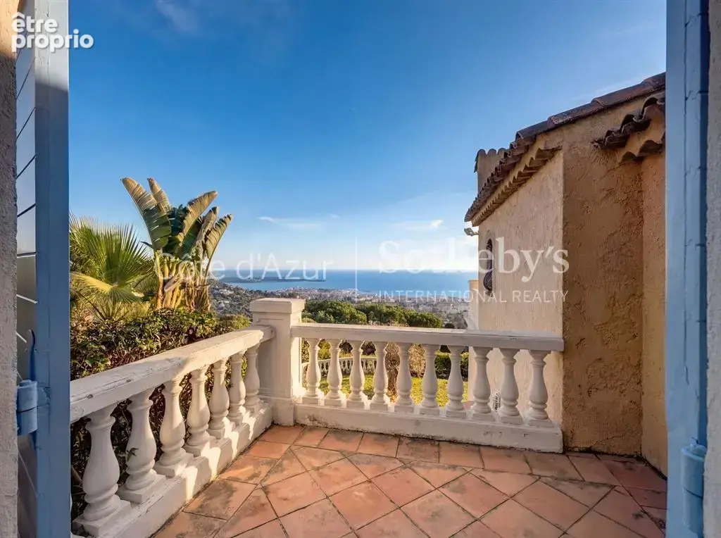 Cannes villa vue mer panoramique îles de Lérins domaine sécurisé avec piscine - photo 9