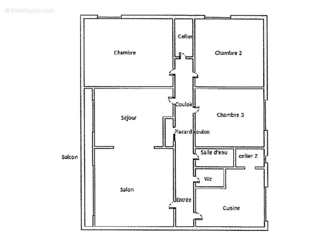 Gratte-Ciel - T4 /T5 de 85m² avec balcon, parking et cave - photo 13