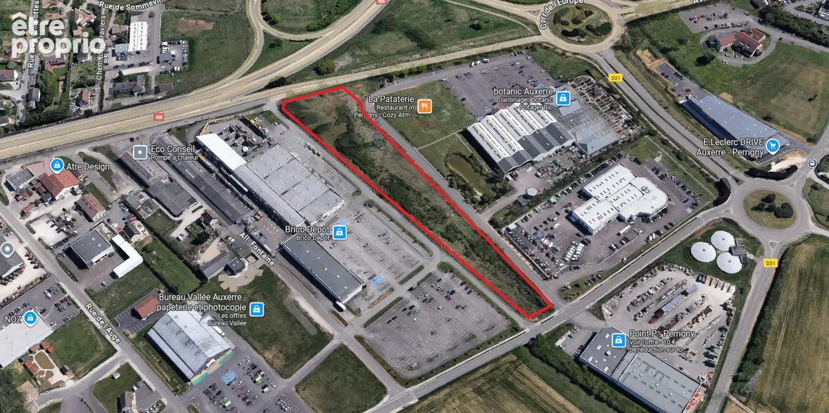 Zone commerciale perrigny auxerre - terrain constructible de 2854m² - photo 7