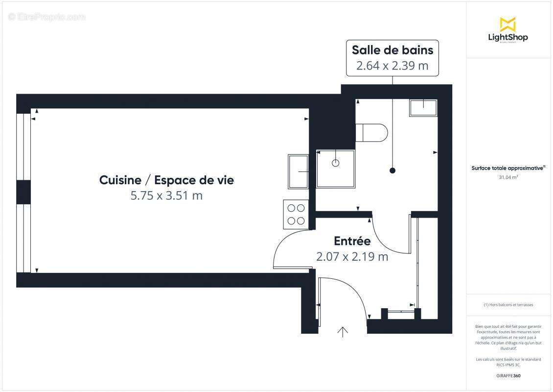 Appartement à GENNEVILLIERS