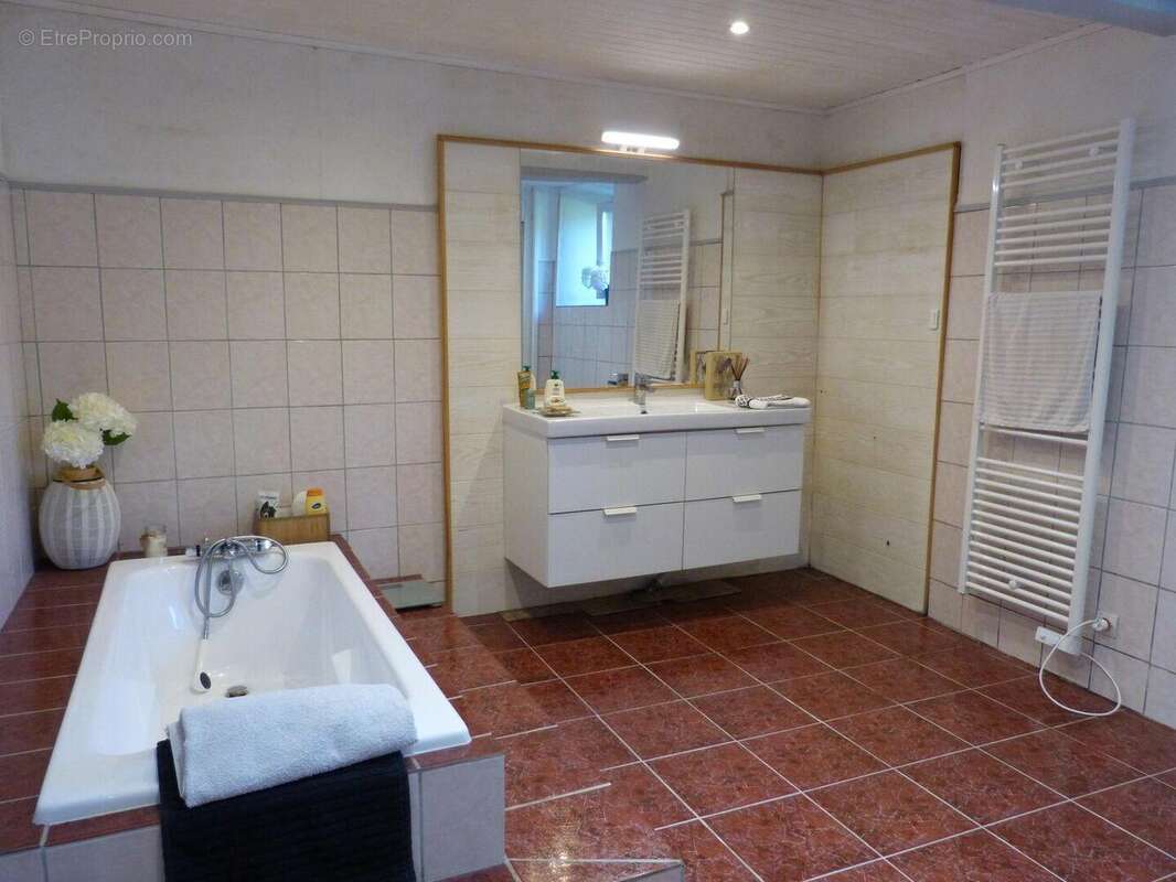m sdb rdc baignoire - Maison à BONREPOS