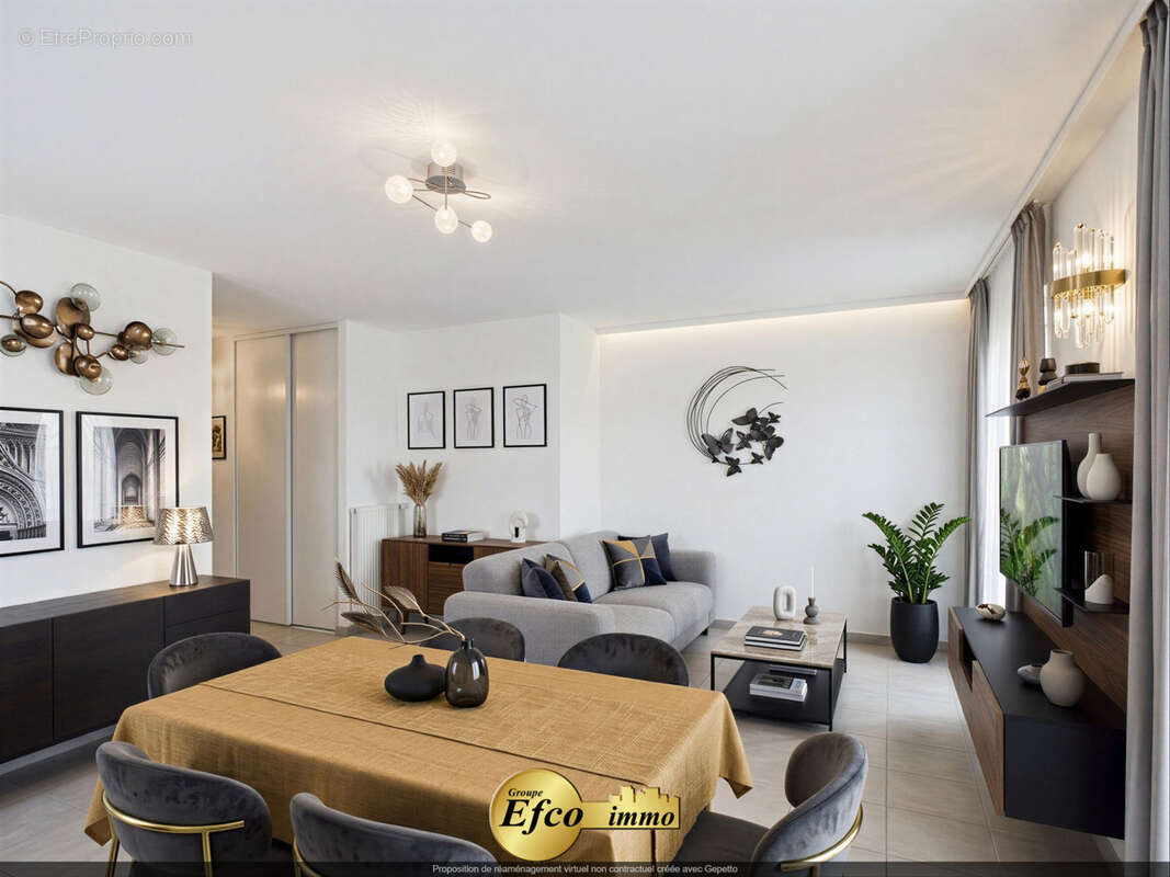 CERNAY joli T2 balcon, lumineux, soigné, libre, avec garage et parking privé. - photo 4