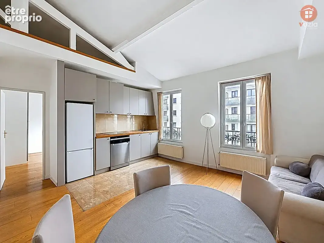 Puteaux Centre Ville Appartement 3  pièce(s) , 2 chambres ,traversant , dernier étage ascenseur - photo 2