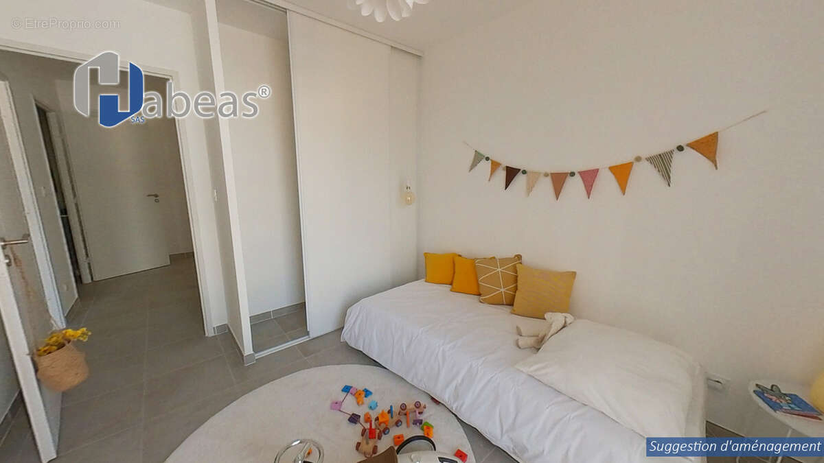 Appartement T3 de 58.65 m² avec jardin de 101m², terrasse  et deux parkings - photo 12