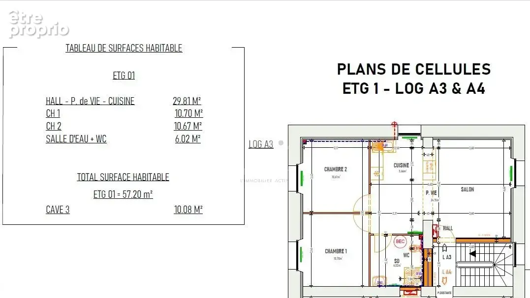 Appartement T3 à s'approprier - photo 2