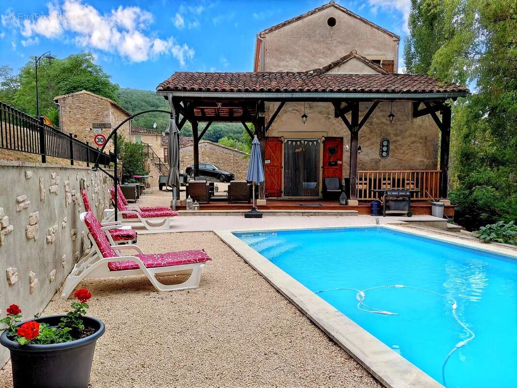 Charmante maison avec piscine à Puycelsi - photo 2