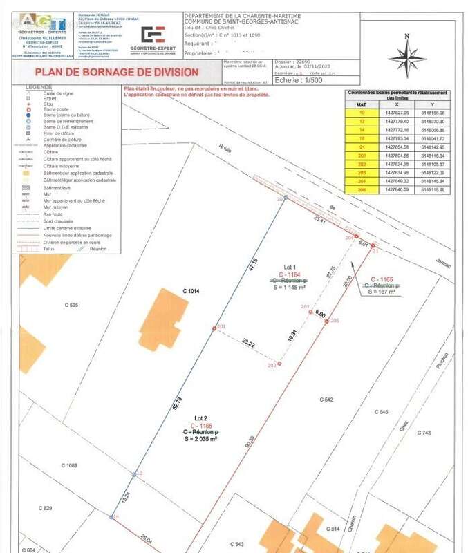 Terrain à SAINT-GEORGES-ANTIGNAC