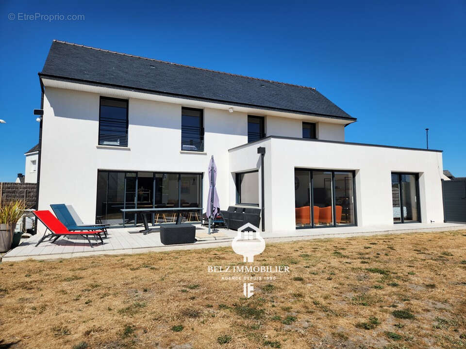 MORBIHAN SUD - A pied à la Ria d'Etel- PLOUHINEC - Maison contemproaine vie de plain pied 3 chambres JARDIN et GARAGE - photo 12