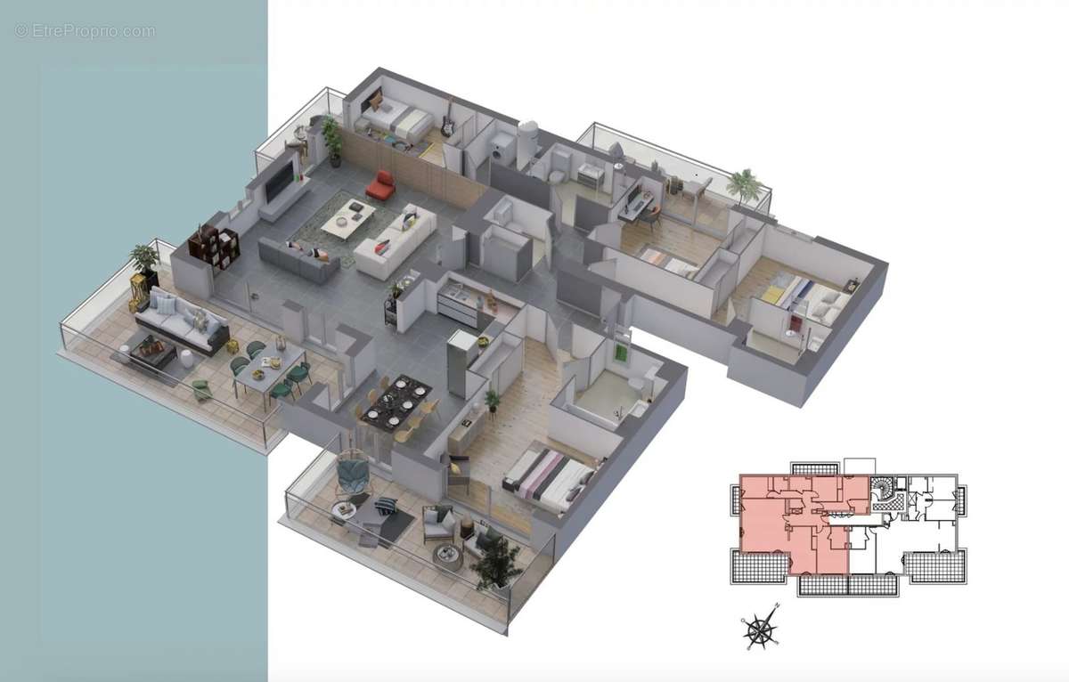 Appartement à LE CANNET