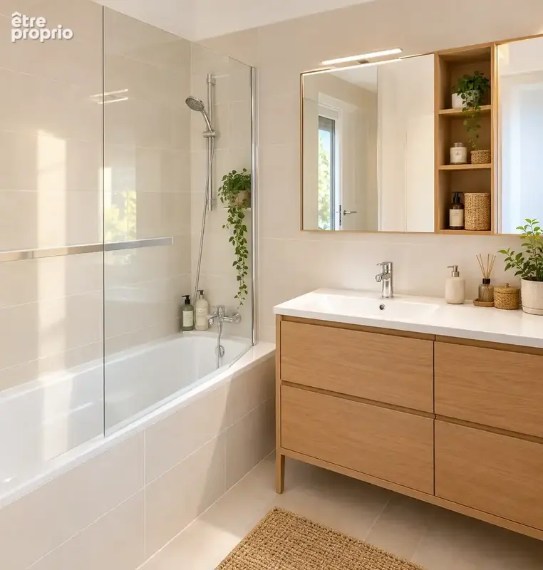 Le BOUSCAT - Proche Centre - Petite Copro - Maison T3 en duplex (65m2) avec Terrasse - Jardin et 2 places de p - photo 8