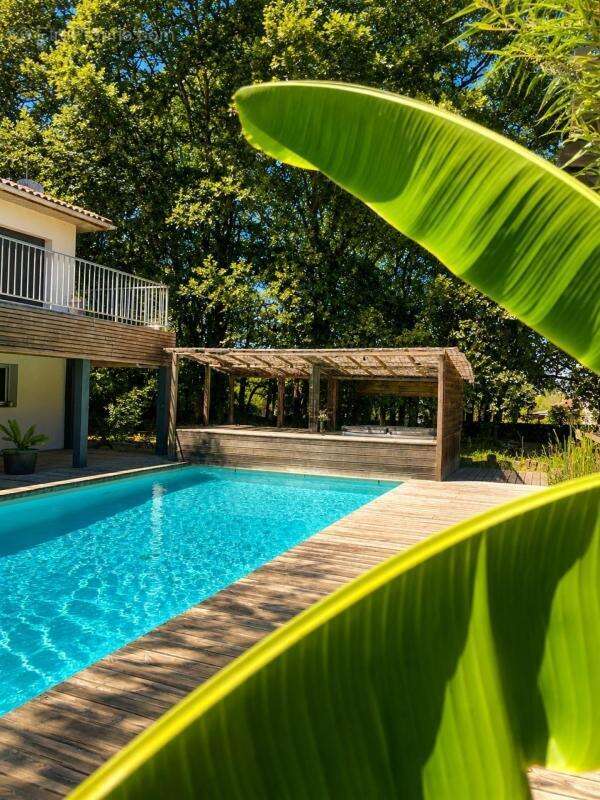 Et si votre prochain coup de cœur se trouvait ici ? Entre piscine, jacuzzi, espaces de réception et environnement boisé, cette p - photo 2