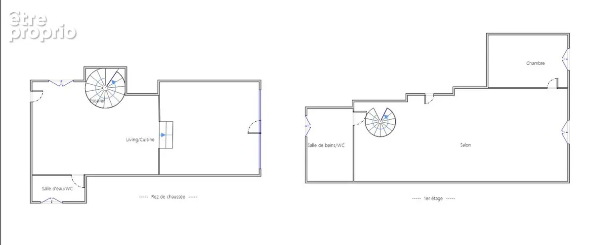 Rue saint maur  appartement en duplex avec boutique - photo 10