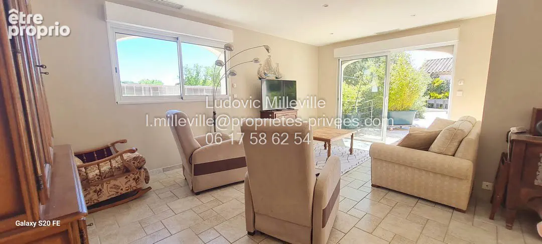 Villa de 120m²+veranda de 15m², grand garage 73m², piscine/pool à house sur 1033 m² de terrain - photo 9