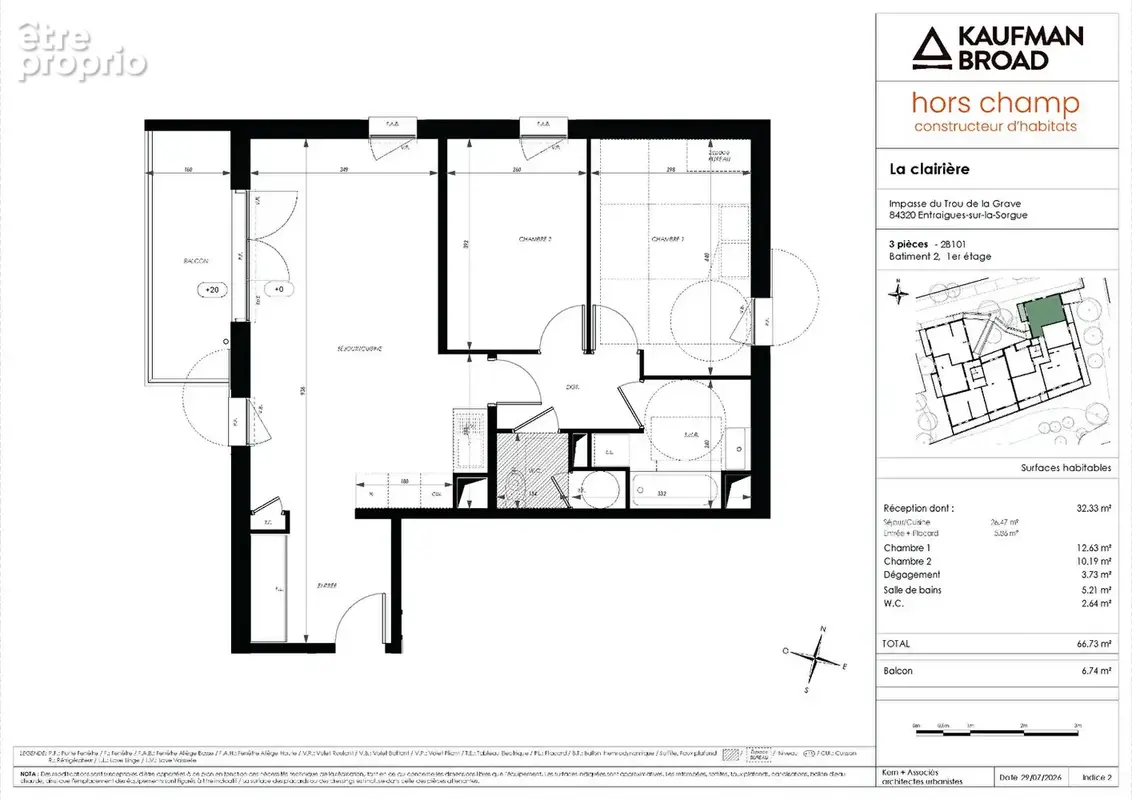 Appartement 66m² à entraigues-sur-la-sorgue - photo 4