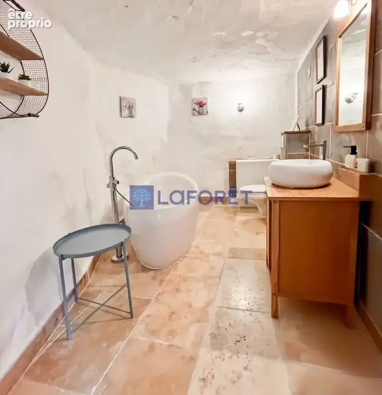 Maison  semi troglodyte Azay Le Rideau 3 pièce(s) 80 m2 - photo 5
