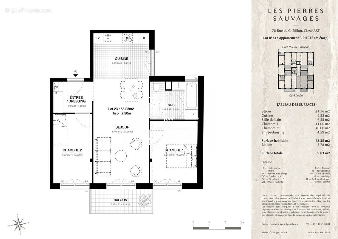 Appartement à CLAMART