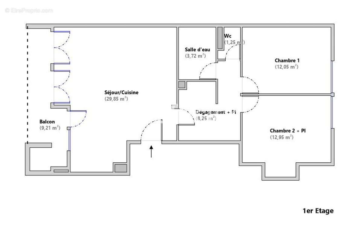 Appartement à MARSEILLE-12E
