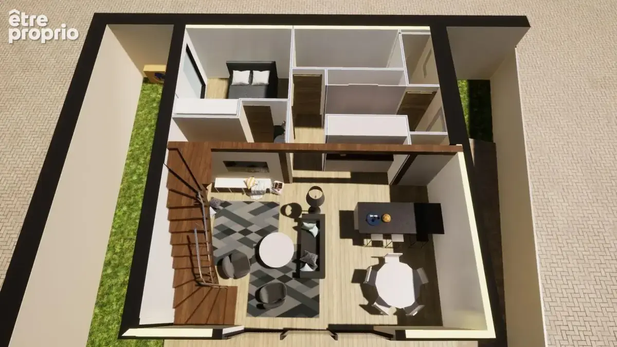 Chalet à aménager de 95 m² au sol sur 298 m² de terrain - photo 3