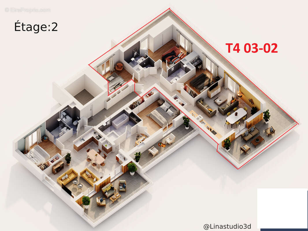 Appartement à LA TOUR-DU-PIN